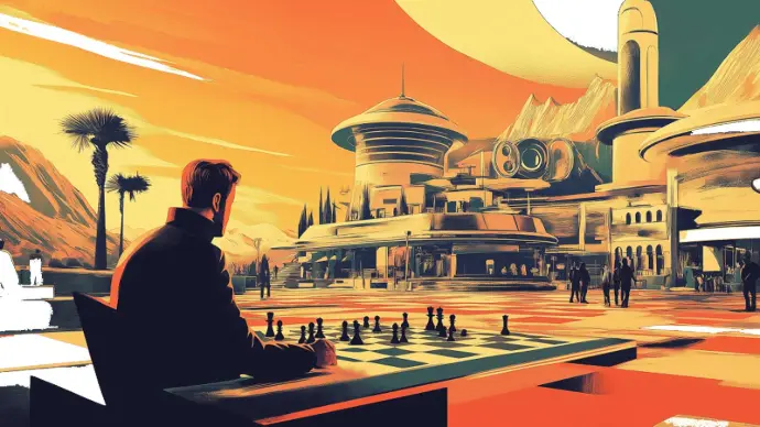 A fractional CMO playing chess in a city like Dubai